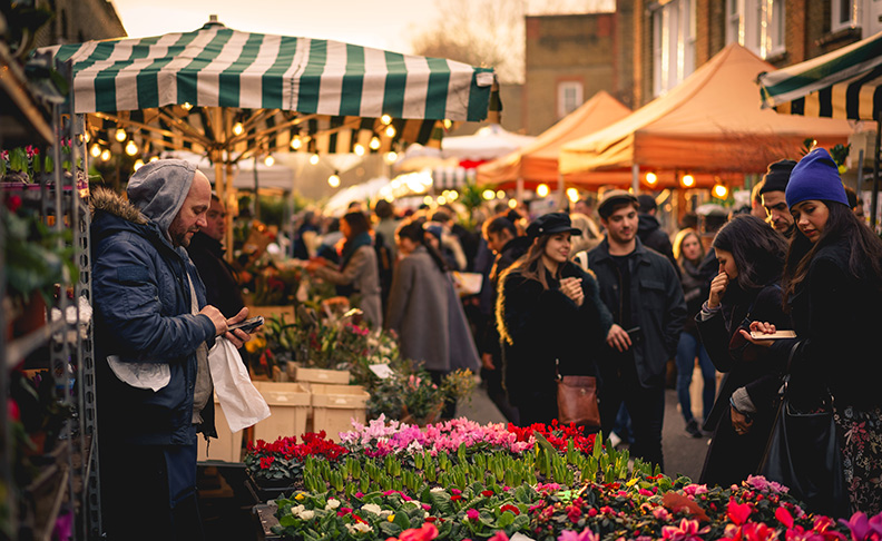 Columbia Road Flower Market